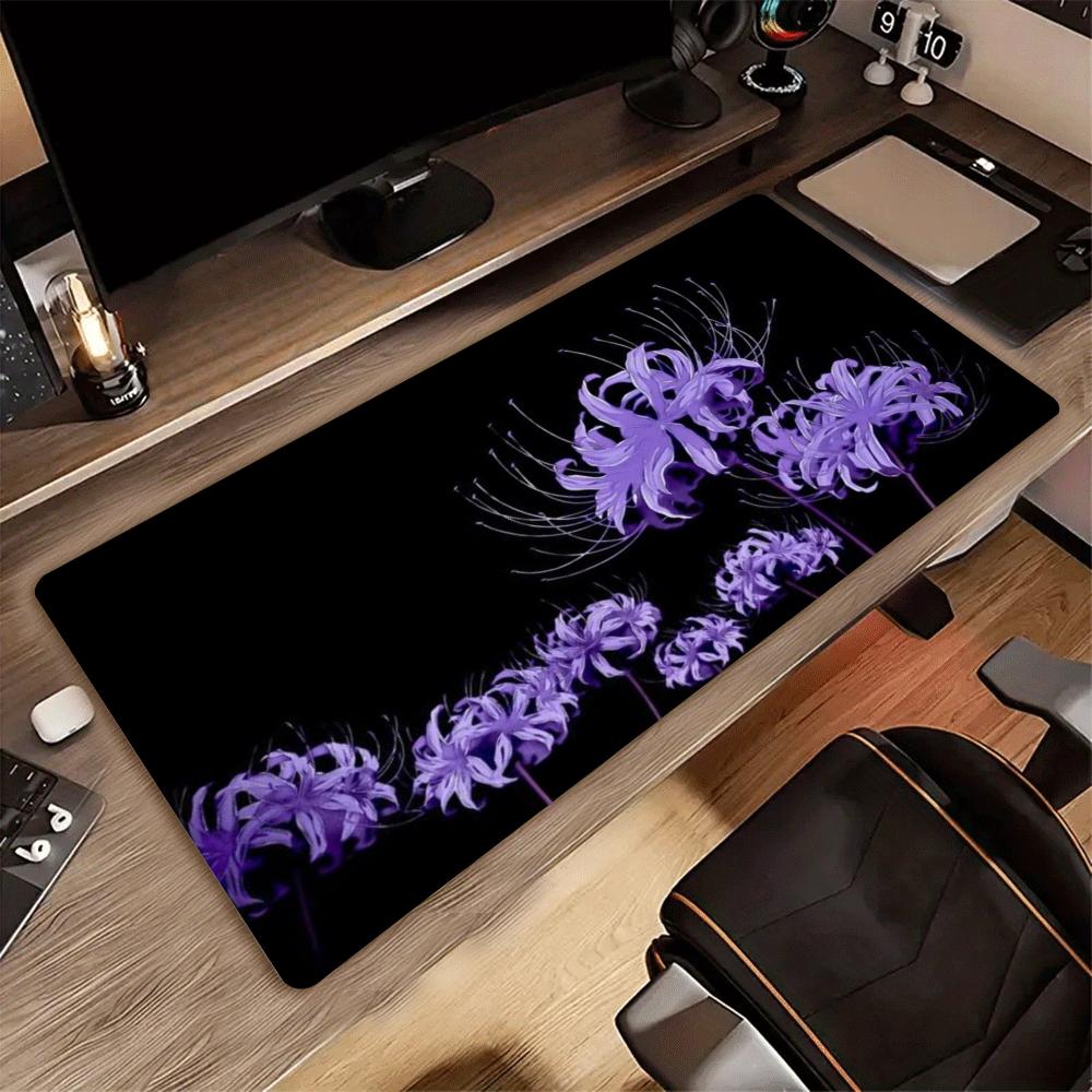 Gaming Keyboard Blue - XXL Mousepad Gothic Lycoris Radiata Red