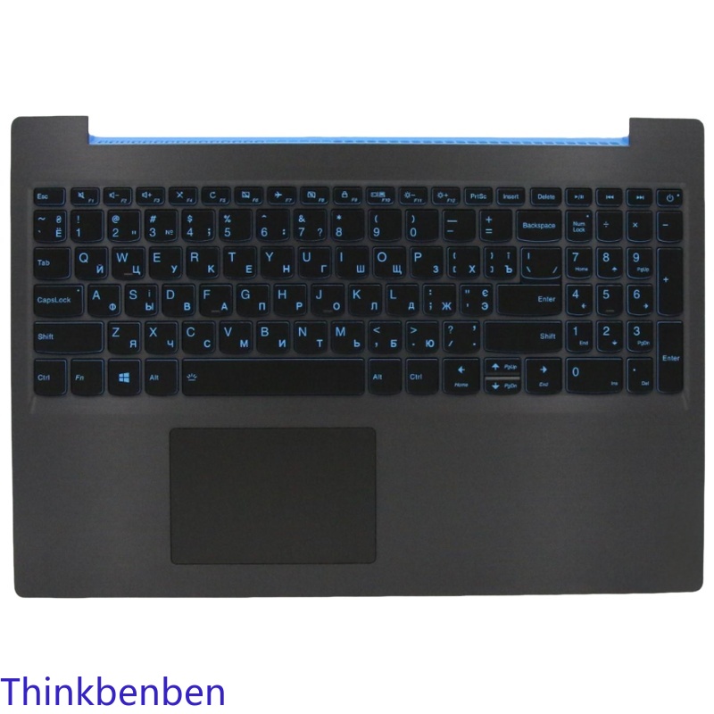 Keyboard Gaming Black - UKR Ukrainian Black Keyboard Upper Case