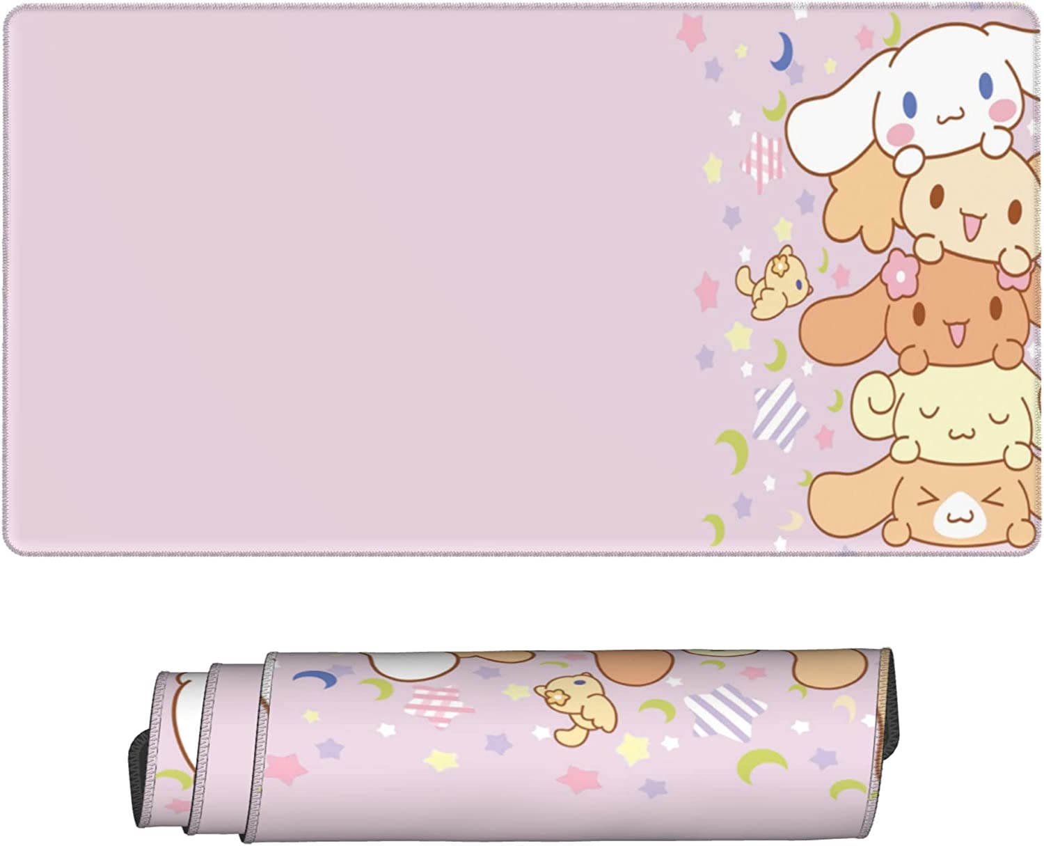 Gaming Keyboard And Mouse Pad - Kawaii Cute Dog Mouse Pads Novelty