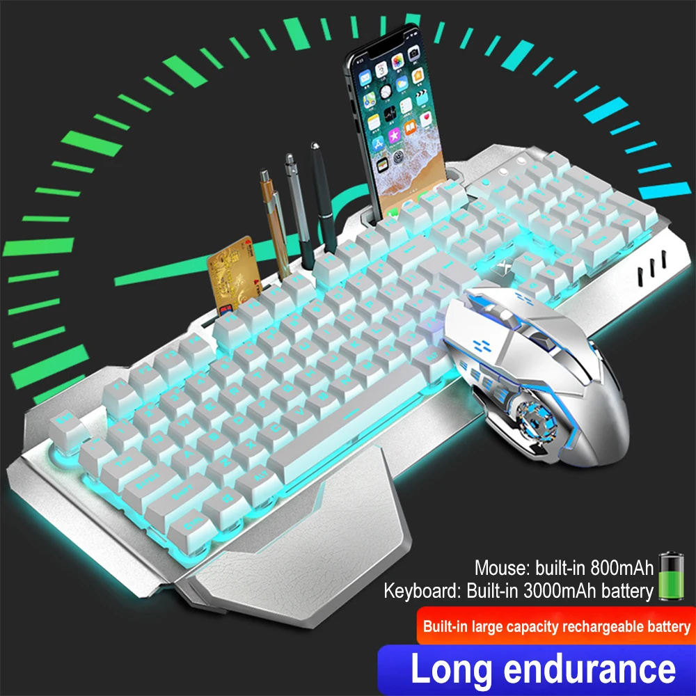 K680 Rechargeable 2.4G wireles - Gaming Keyboard Bluetooth review and price
