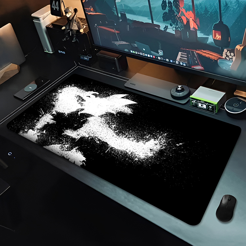 DBZ Black Anime Mouse Pad Drag - Keyboard Gaming Black review and price