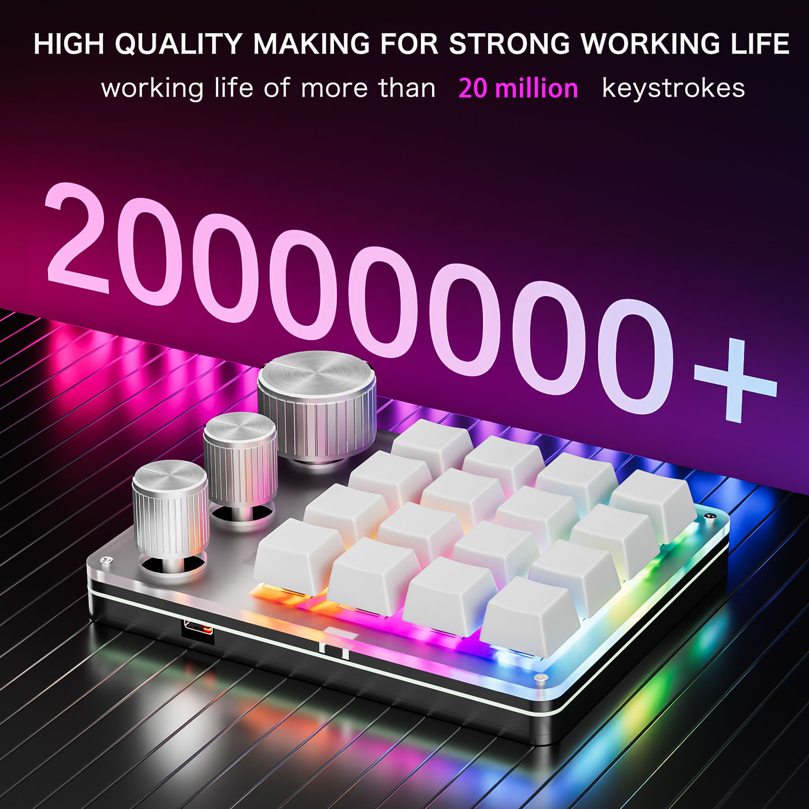 16 Keys 2.4G Customize Mechani - Gaming Keyboard Bluetooth review and price