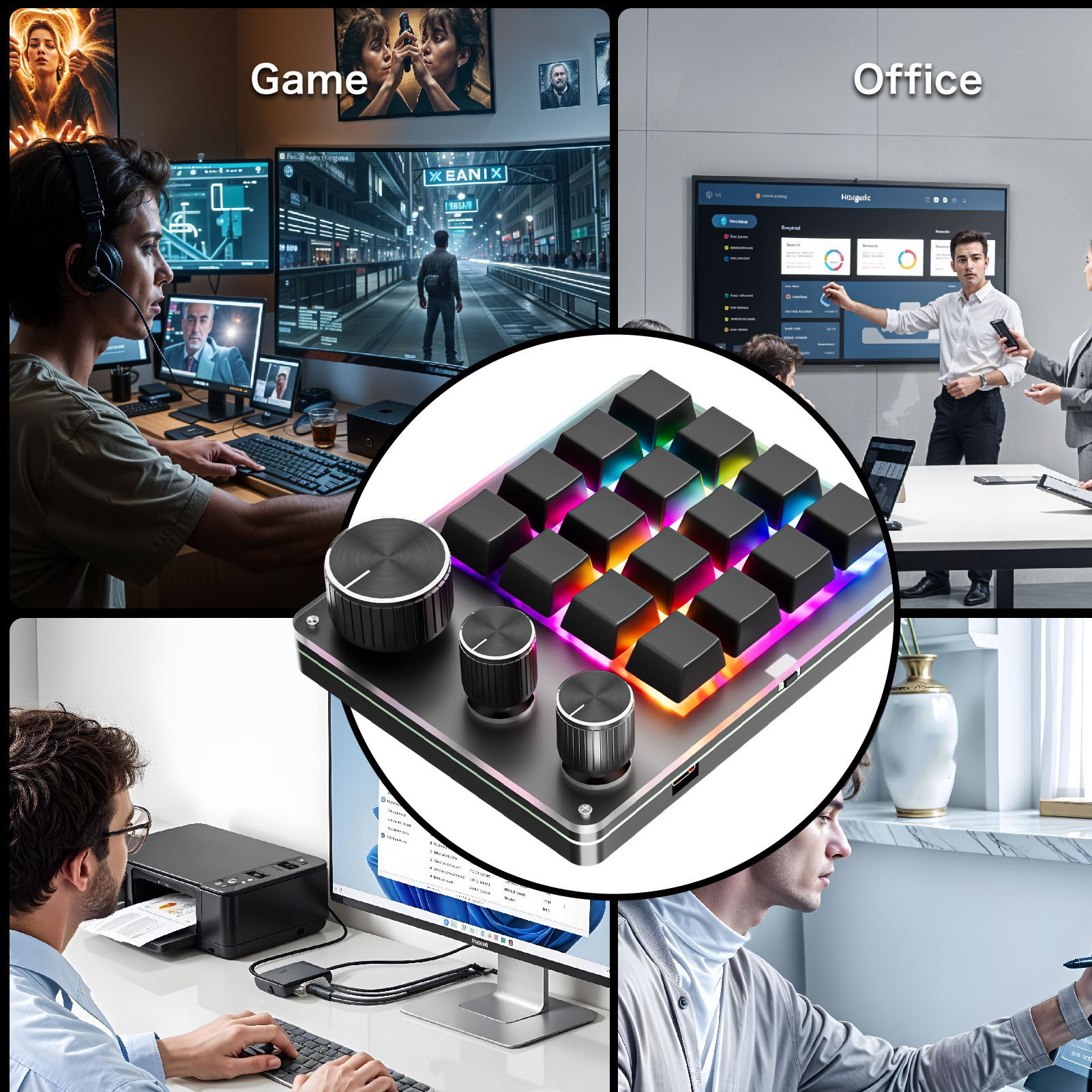 16 Keys 2.4G Customize Mechani - Gaming Keyboard Bluetooth review and price