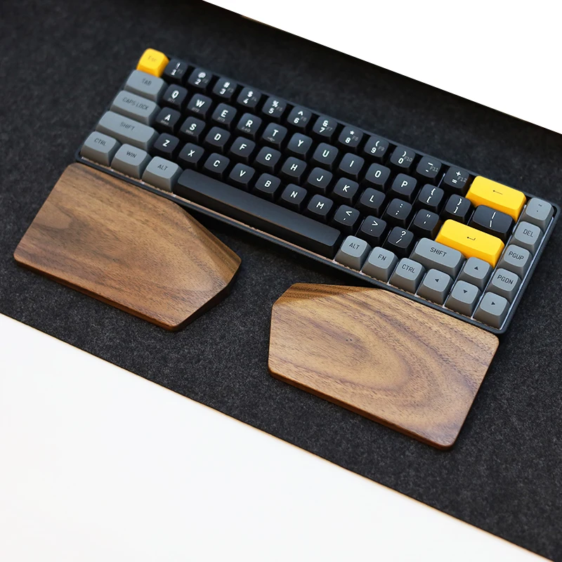 Split Walnut Palm Rest for 65% - Wrist Rest Wood review and price