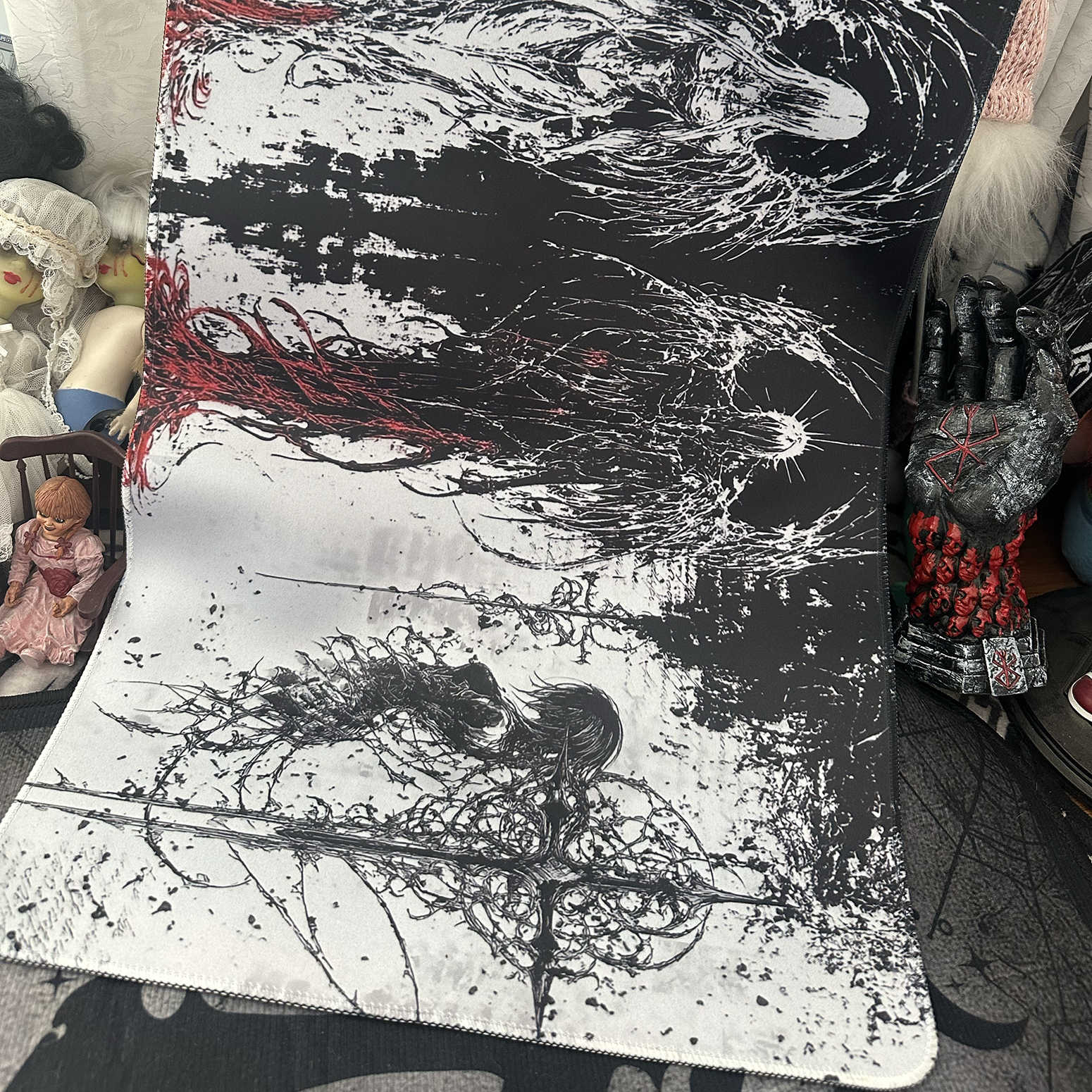 Dark Angel Art Design Large Si - Keyboard Gaming Black review and price