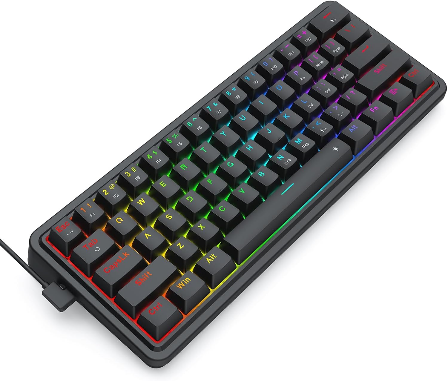 Redragon K722 60% Wired Gasket - Gaming Keyboard No Noise review and price