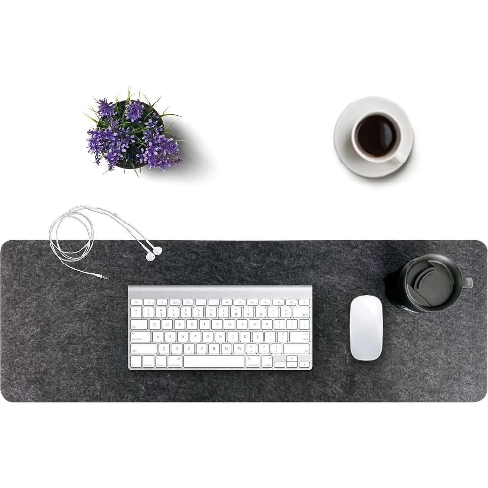 Felt Desk Mat Computer Mat for - Gaming Keyboard And Mouse Pad review and price