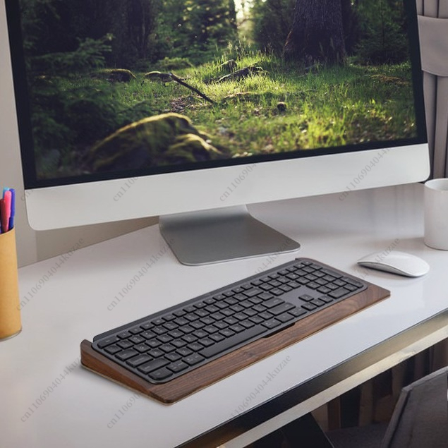 Solid Wood Keyboard Tray with  - Wrist Rest Wood review and price