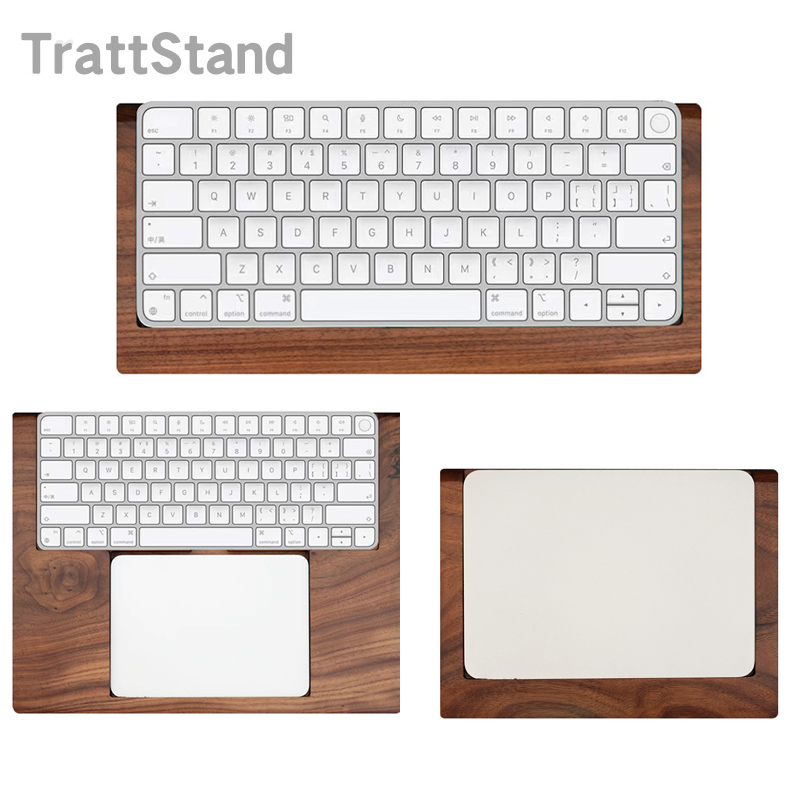 2 in 1 Walnut Solid Wooden Tra - Wrist Rest Wood review and price