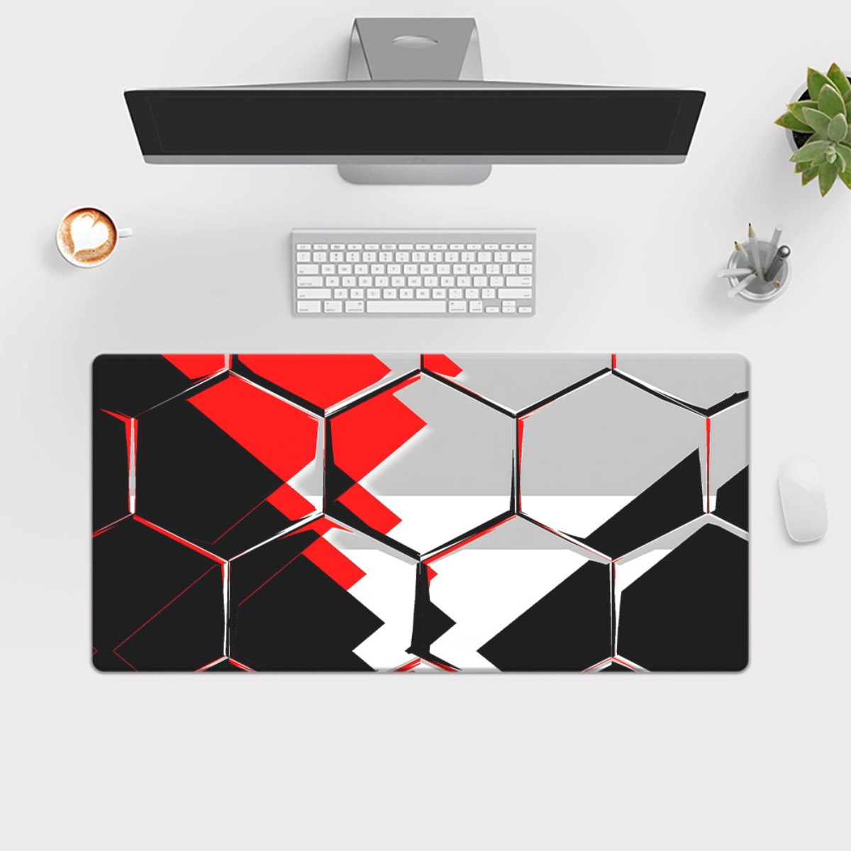 Brand Hexagon Iron Art Mousepa - Gaming Keyboard Brand review and price