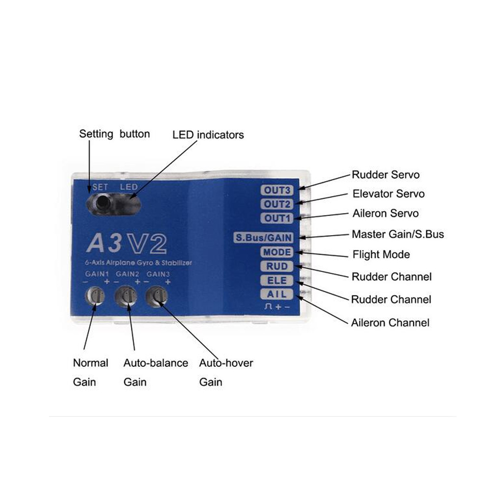 High Quality 3 Axis Gyro A3 V2 - Stabilizer Screw In review and price