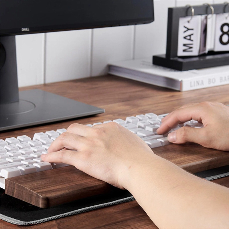Solid Wood Keyboard Bracket Ha - Wrist Rest Wood review and price