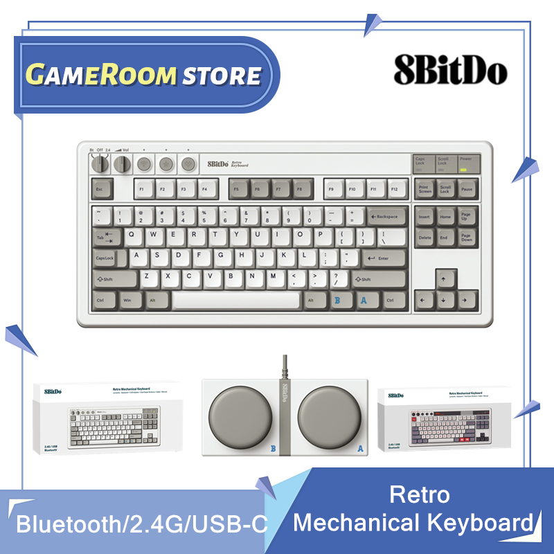 8Bitdo Retro Mechanical Keyboa - Gaming Keyboard Bluetooth review and price
