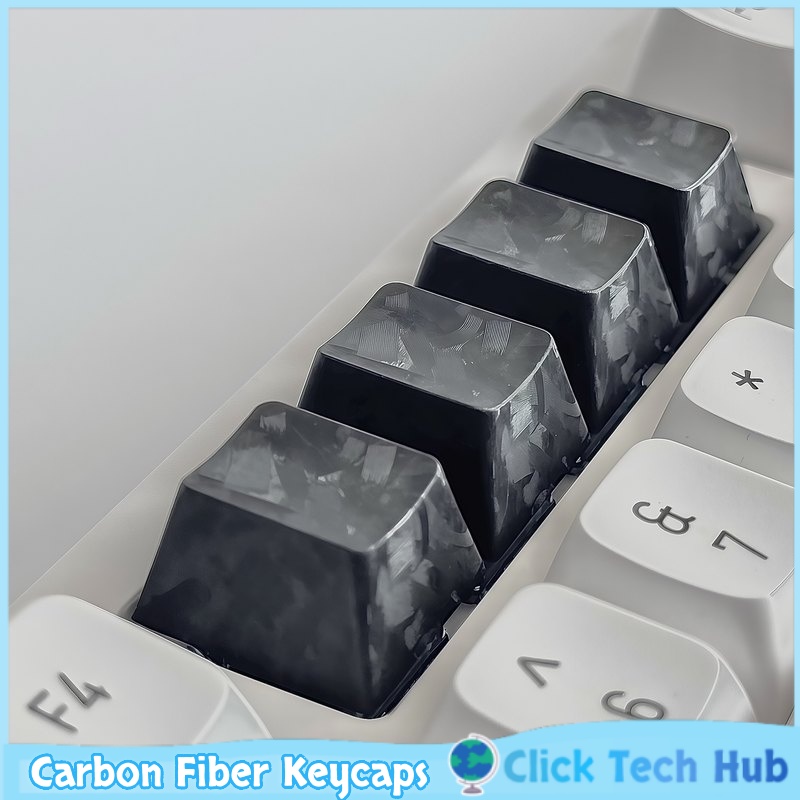 Black Carbon Fiber Keycaps 1pc - Keyboard Gaming Black review and price