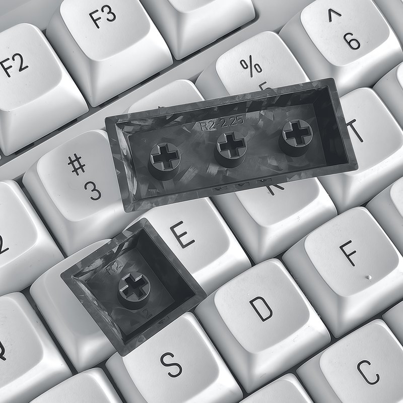 Black Carbon Fiber Keycaps 1pc - Keyboard Gaming Black review and price
