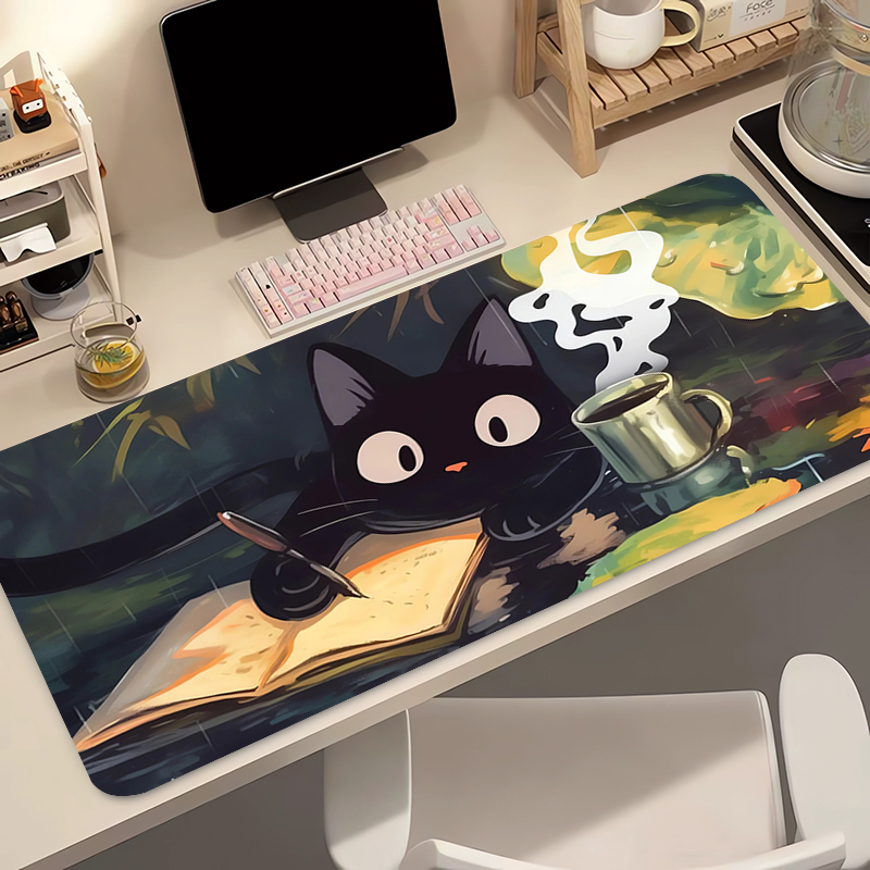 Kawaii Black Cat Silicone Soft - Keyboard Gaming Black review and price