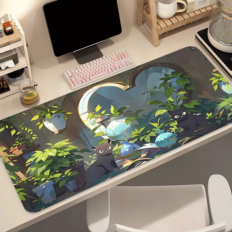 Kawaii Black Cat Silicone Soft - Keyboard Gaming Black review and price