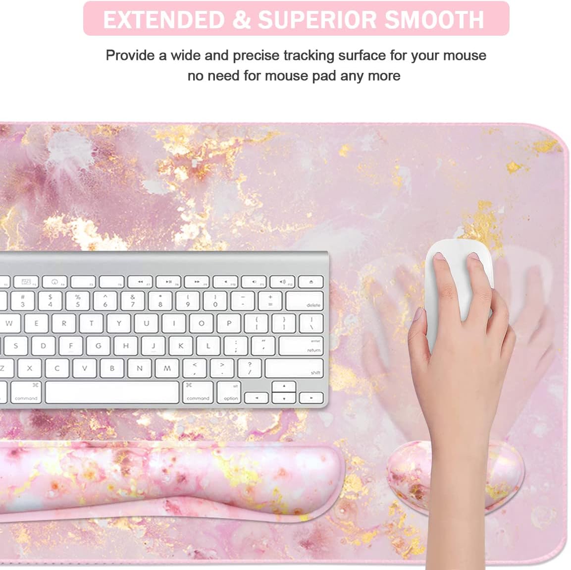 Large Gaming Mouse Pad with Ke - Gaming Keyboard And Mouse Pad review and price