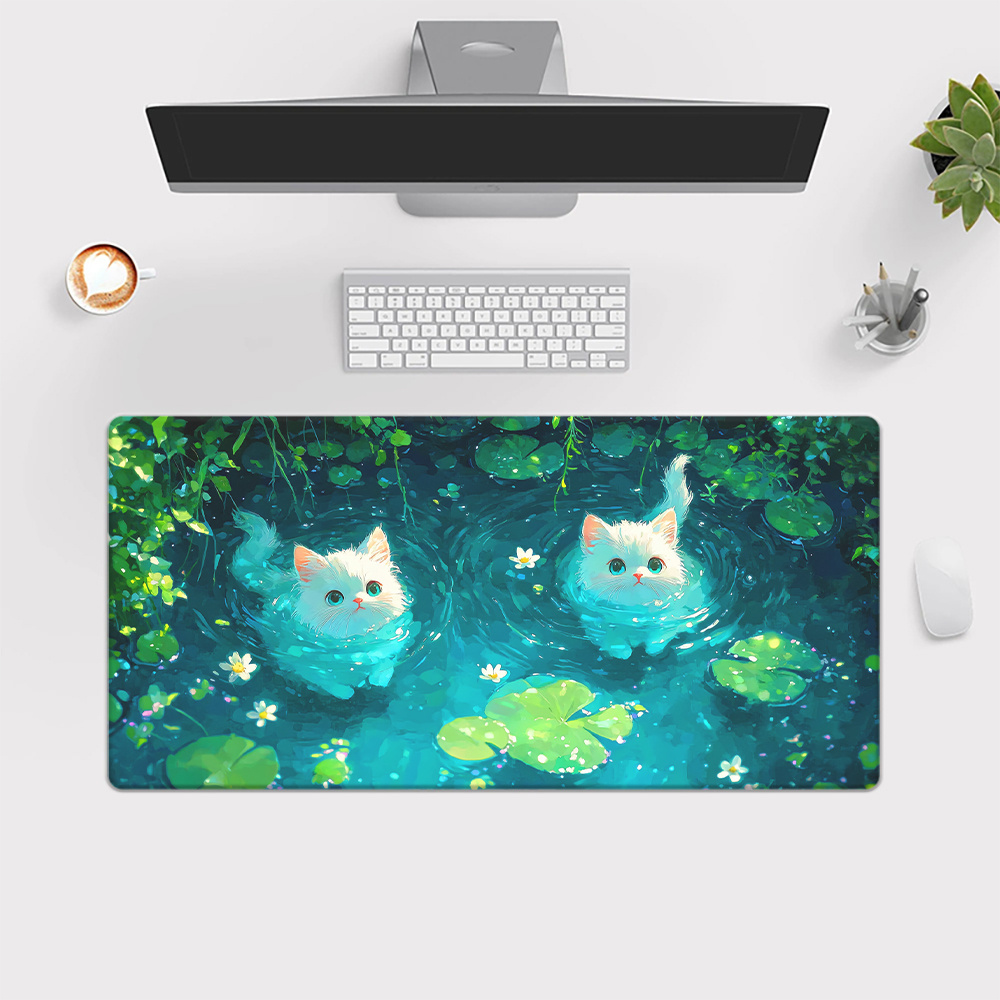 Brand Cute Cat Pond XXL Mousep - Gaming Keyboard Brand review and price