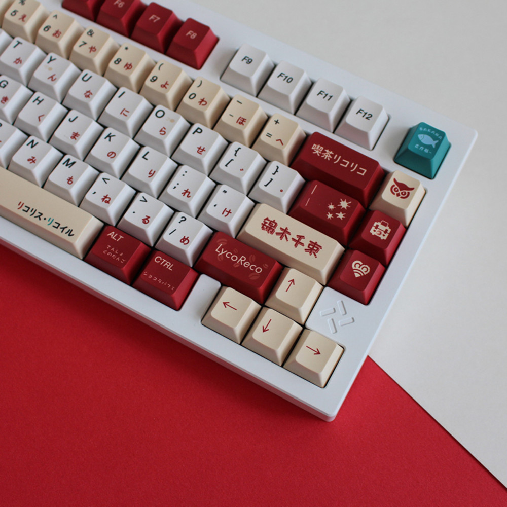 Lycoris Recoil Anime PBT Keyca - Gaming Keyboard Brand review and price