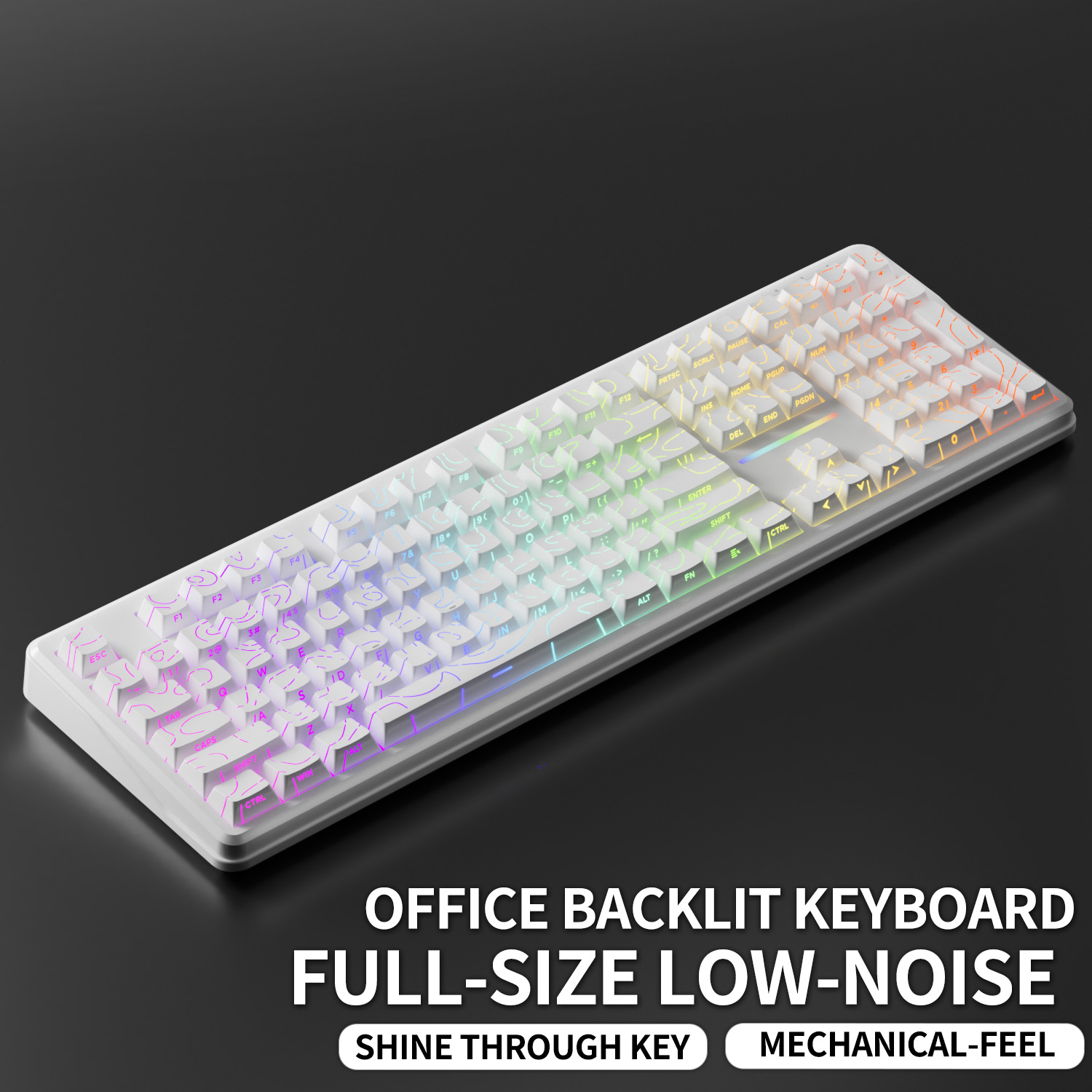 V108 Pro Wired & Wireless Keyb - Gaming Keyboard No Noise review and price